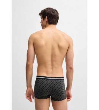 BOSS 3er-Set Boxershorts mit Monogramm mehrfarbig