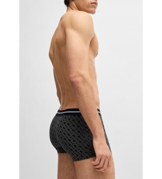 BOSS 3er-Set Boxershorts mit Monogramm mehrfarbig