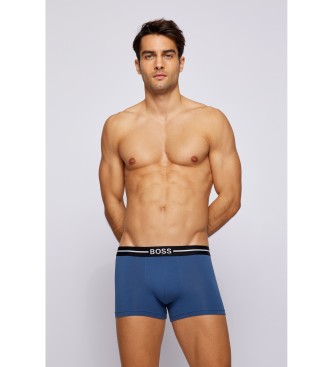 BOSS Pack 3 boxers Trunk blue, black, vede