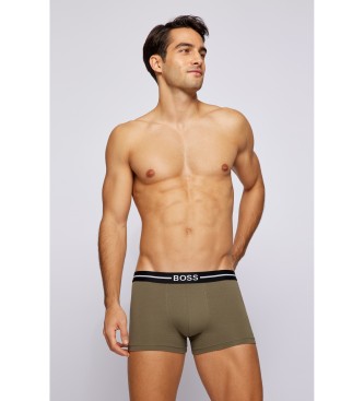 BOSS Pack 3 boxers Trunk blue, black, vede