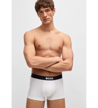 BOSS Zestaw 3 bokserek One Logo biały