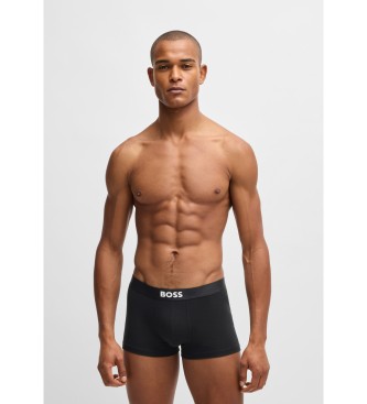 BOSS Pack 3 Boxers One Logo noir