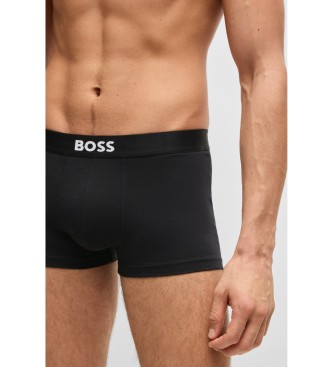 BOSS Pack 3 Boxers One Logo noir