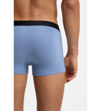 BOSS Set om 3 boxershorts bl�, vit, gr�, stretchstickad