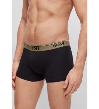 BOSS Pack 3 B xers Elastic Logo Waist nero