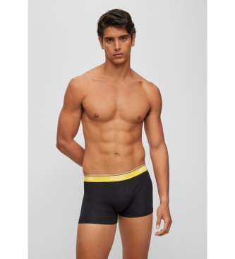 BOSS 3 Pack 3 Logo Stretch Boxers Tailleband zwart