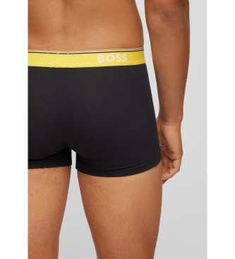 BOSS 3 Pack 3 Logo Stretch Boxers Tailleband zwart