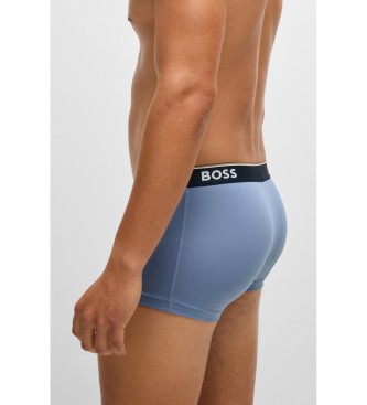 BOSS Pack 3 boxer shorts Power blue, maroon
