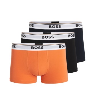 BOSS Set di 3 boxer con logo multicolore in vita