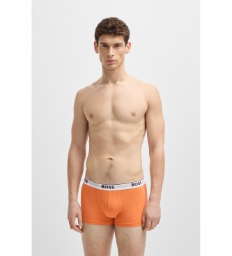 BOSS Set di 3 boxer con logo multicolore in vita