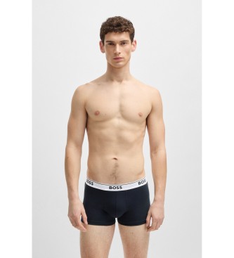BOSS Set di 3 boxer con logo multicolore in vita