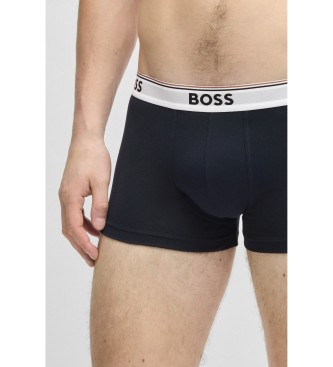 BOSS Set di 3 boxer con logo multicolore in vita