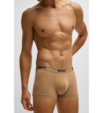 BOSS Set di 3 boxer con logo multicolore in vita