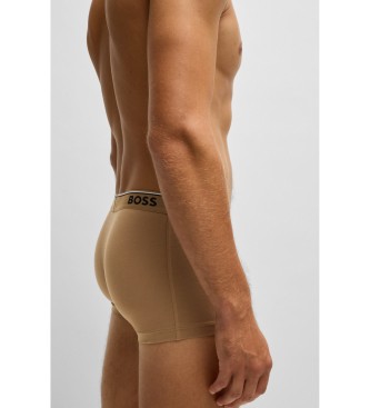 BOSS Set di 3 boxer con logo multicolore in vita