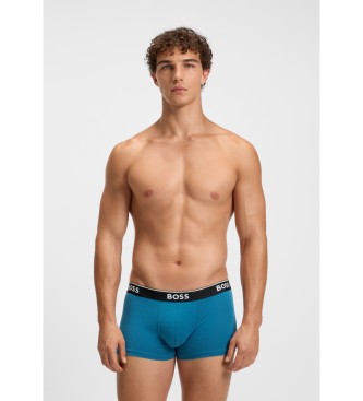 BOSS Conjunto 3 boxers Power blue
