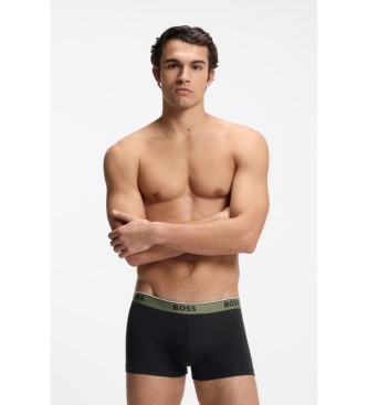 BOSS Set 3 Boxers Dia svart