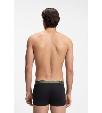 BOSS Set 3 Boxers Dia svart