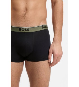 BOSS Set 3 Boxers Dia svart