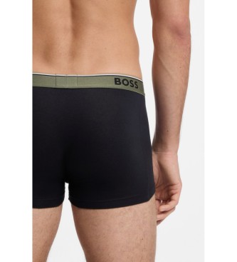 BOSS Set 3 Boxers Dia svart