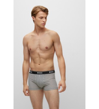 BOSS Pack 3 Boxershorts Power rot, schwarz
