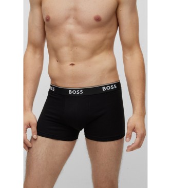 BOSS Pack 3 Boxershorts Power rot, schwarz