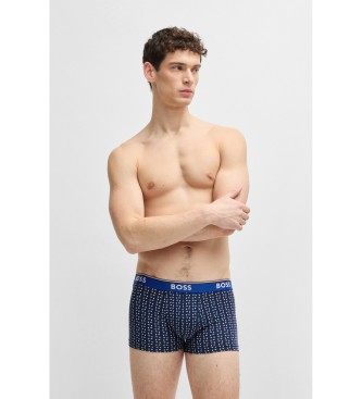 BOSS 3er-Set mehrfarbige Logo-Boxershorts mit Bund