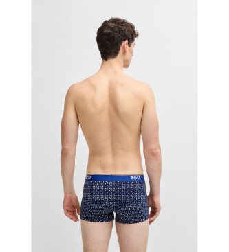 BOSS 3er-Set mehrfarbige Logo-Boxershorts mit Bund