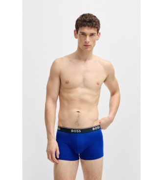BOSS 3er-Set mehrfarbige Logo-Boxershorts mit Bund