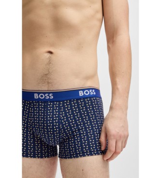 BOSS 3er-Set mehrfarbige Logo-Boxershorts mit Bund