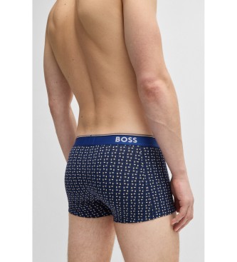BOSS 3er-Set mehrfarbige Logo-Boxershorts mit Bund