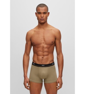 BOSS Pakke med 5 boxershorts sort, bl, navy, beige, rd