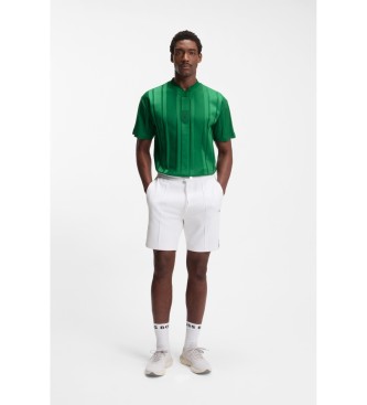 BOSS Green textured striped T-shirt