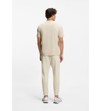 BOSS Maglietta beige con logo "Unisciti"