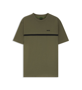 BOSS Maglietta verde Join Structure