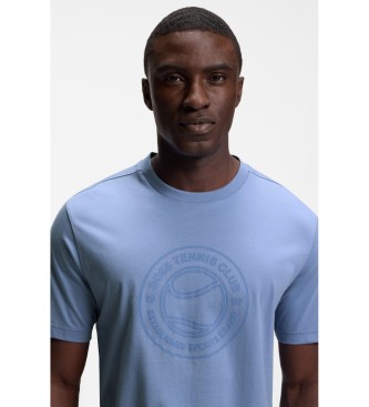BOSS T-shirt bleu Punto Tenis