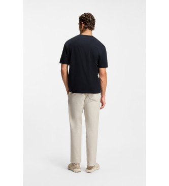 BOSS Pima Tennis T-shirt navy blue