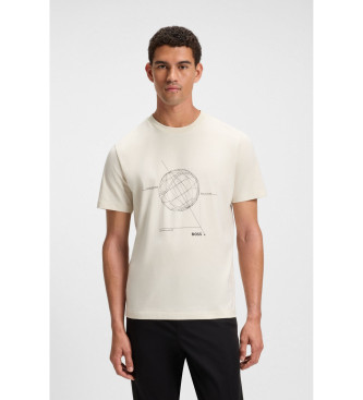 BOSS T-shirt TS League GRX blanc cass