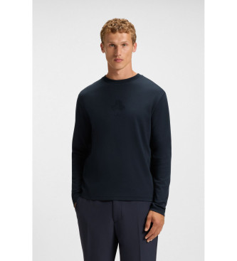 BOSS Maglietta blu TS Mirror Togn