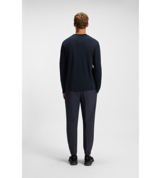 BOSS Maglietta blu TS Mirror Togn