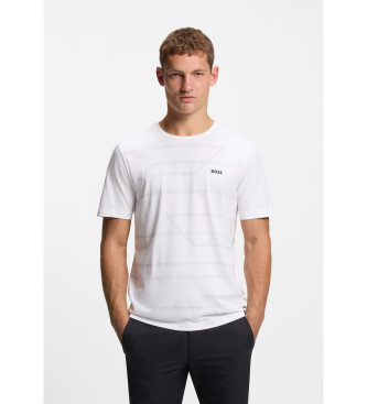 BOSS T-shirt Patroon Goc wit