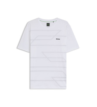 BOSS T-shirt Patroon Goc wit