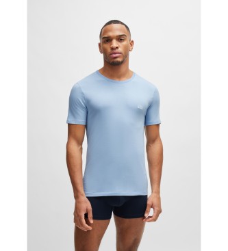 BOSS Confezione 3 T-shirt blu classiche