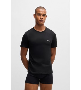 BOSS Pack 3 T-Shirts Klassisch wei, grn, schwarz