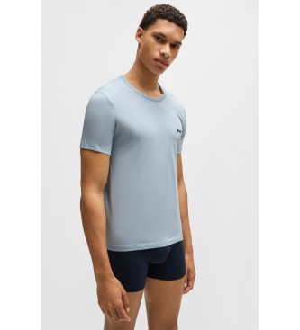 BOSS Set om 3 T-shirts Klassisk bl