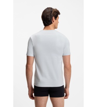 BOSS Jeu de 3 gilets marine, blanc, vert