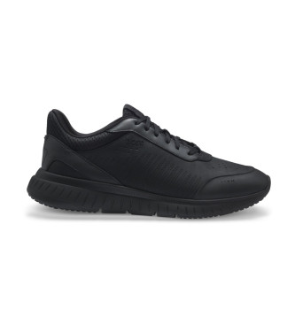 BOSS Gary Leather Sneakers black
