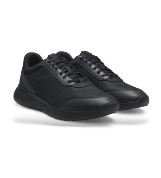 BOSS Gary Leather Sneakers black