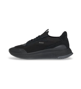 BOSS TTNM EVO Sneakers with knitted uppers Black