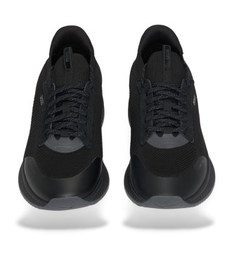 BOSS TTNM EVO Sneakers med strikket overdel Sort