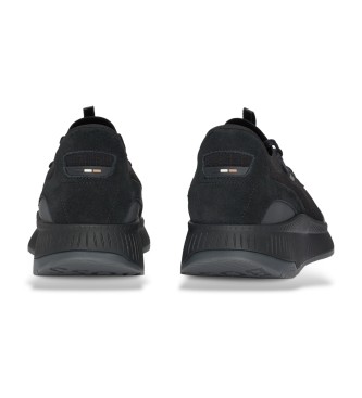 BOSS TTNM EVO Sneakers mit gestricktem Oberteil Schwarz